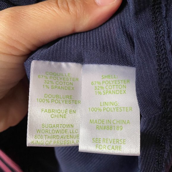 Lilly Pulitzer Brielle fit & flare dress Hotty Pink Ottoman Stripe - Picture 10 of 14